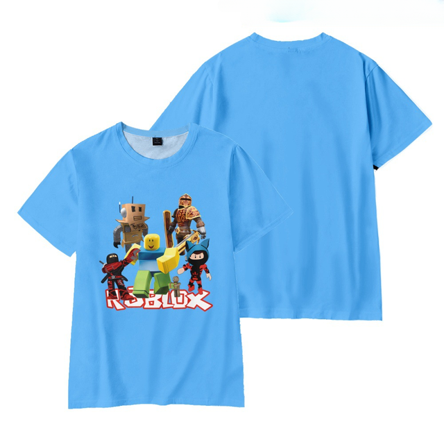 Desgaste das crianças ROBLOX Dos Desenhos Animados Imprimir Moda Casual  T-shirt de manga curta Verão para Crianças Grandes Melhores Presentes -  AliExpress